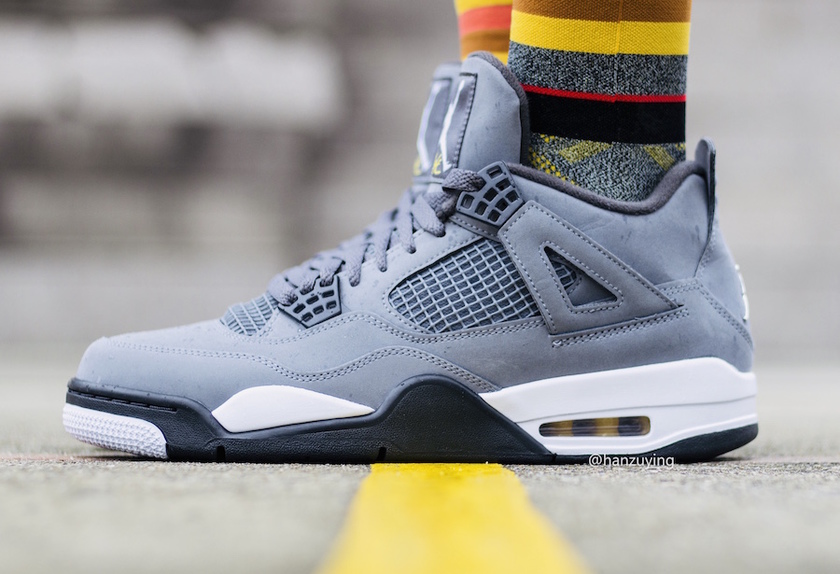 Air Jordan 4 Cool Grey 2019 On-Foot