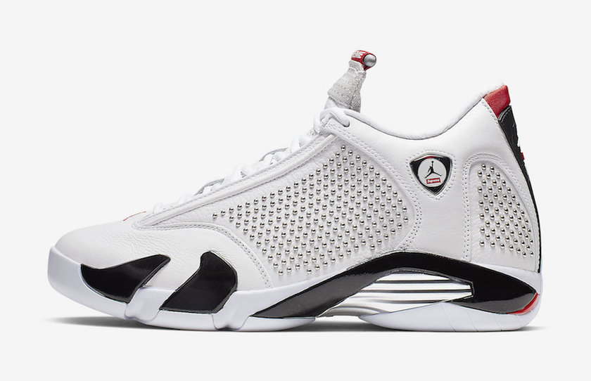 Supreme Air Jordan 14 White University Red BV7630-106å叿¥æä»·æ ¼