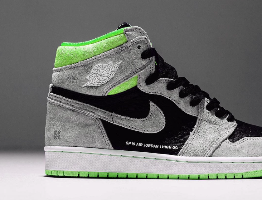 Air Jordan 1 Neutral Grey Gunsmoke Volt 555088-070å叿¥æ