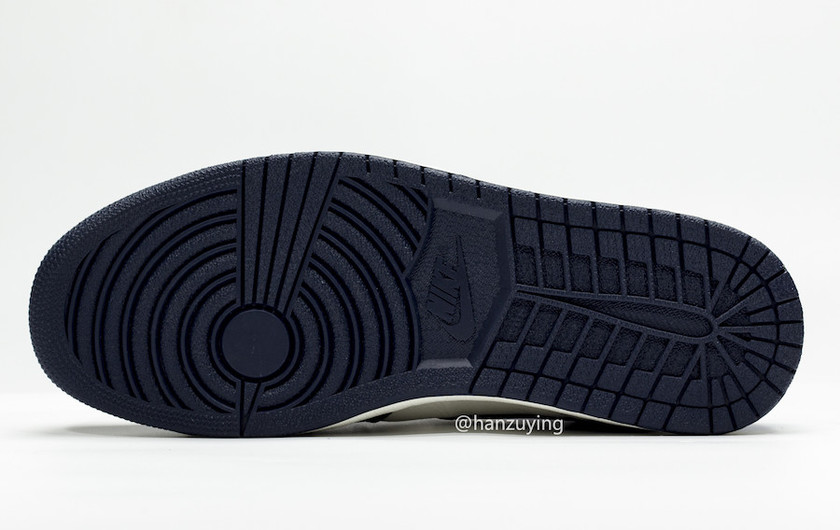 Air Jordan 1 Sail Obsidian University Blue 555088-140åå:registered:æ¥æ