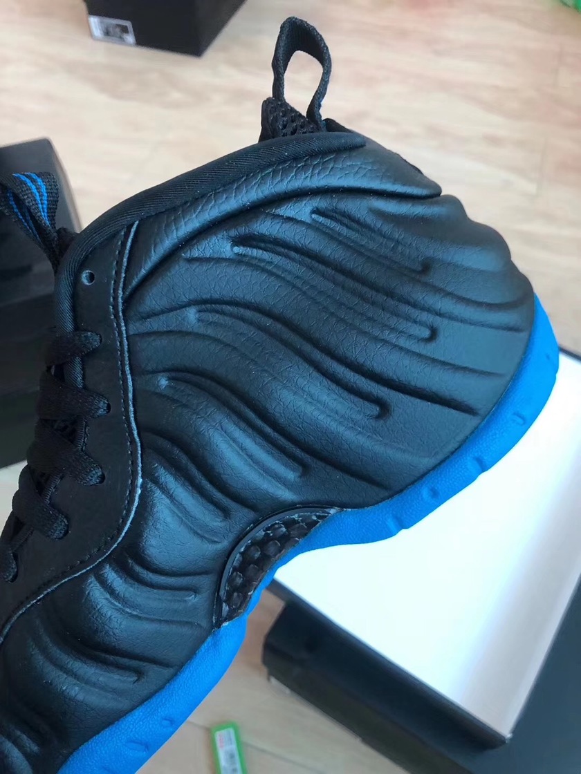 Nike Air Foamposite Pro Knicks Black Battle Blue Total Orange 624041-010 2019 Release Date