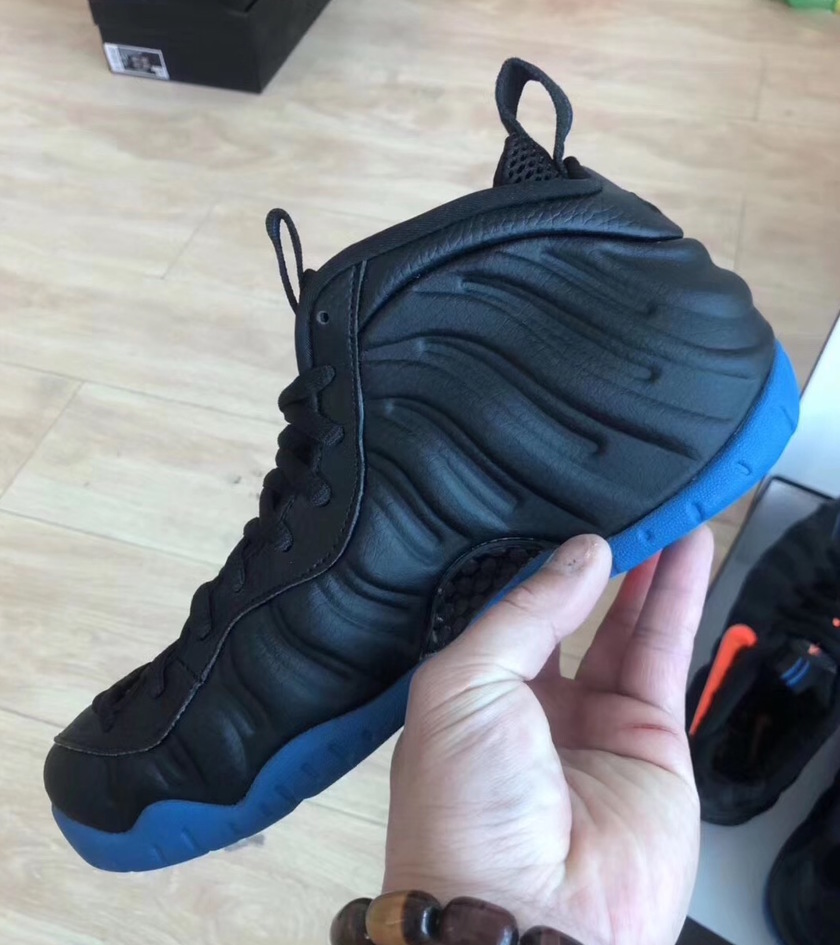 Nike Air Foamposite Pro Knicks Black Battle Blue Total Orange 624041-010 2019 Release Date