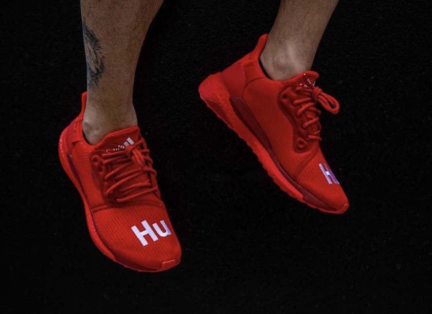 Pharrell Williams adidas Solar Hu Glide红è²å叿¥æ