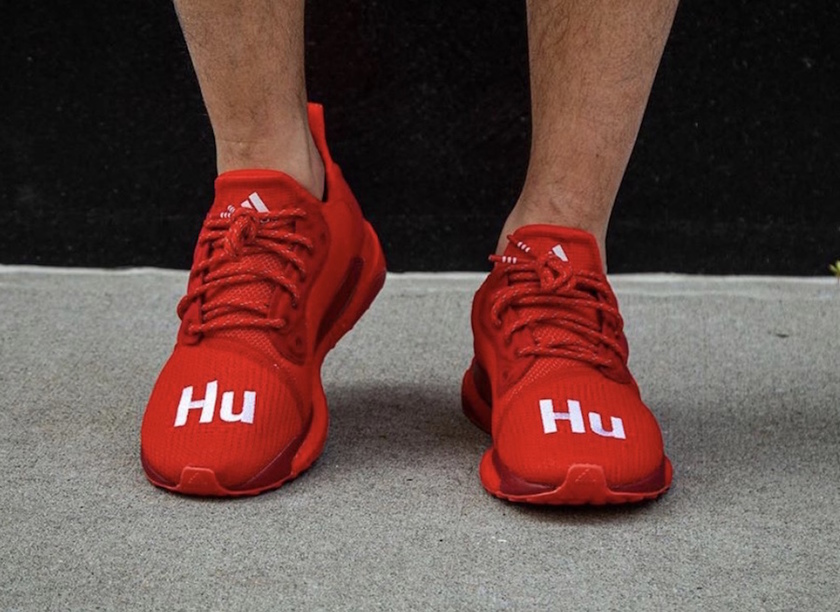 Pharrell Williams adidas Solar Hu Glide红è²å叿¥æ