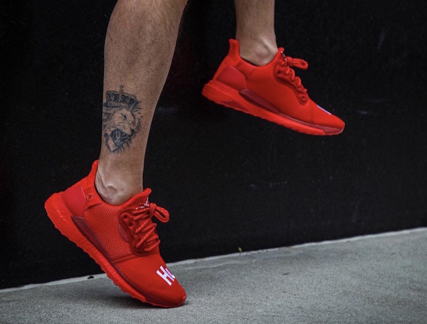 Pharrell Williams adidas Solar Hu Glide红è²å叿¥æ