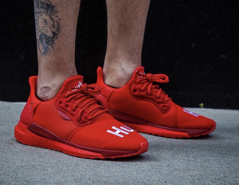 Pharrell Williams adidas Solar Hu Glide红è²å叿¥æ