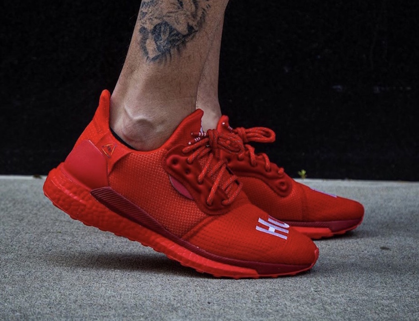 Pharrell Williams adidas Solar Hu Glide红è²å叿¥æ
