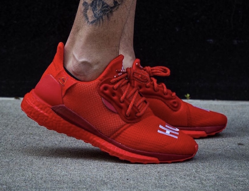 Pharrell Williams adidas Solar Hu Glide红è²å叿¥æ