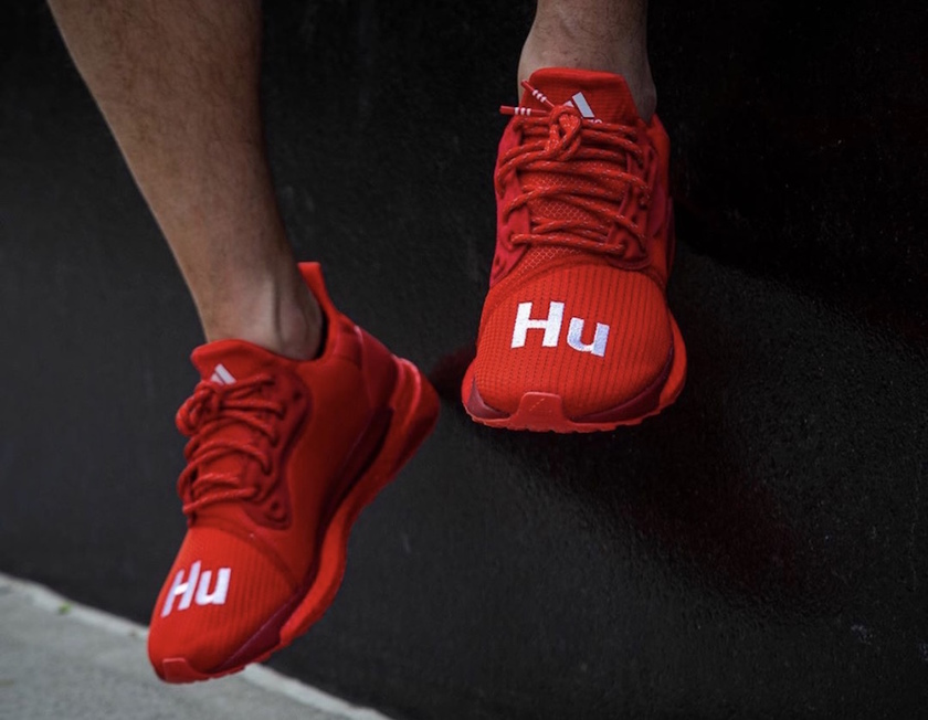 Pharrell Williams adidas Solar Hu Glide红è²å叿¥æ