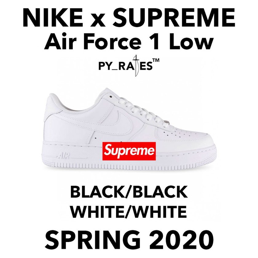 Supreme Nike Air Force 1 Low 2020å叿¥æ