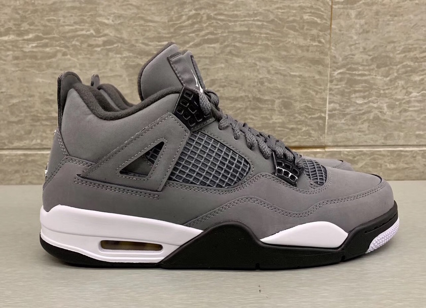 Air Jordan 4 Cool Grey 308497-007 2019åå¸æ¥æ