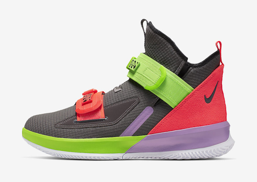 Nike LeBron Soldier 13 Thunder Grey AR4228-002åå:registered:æ¥æ