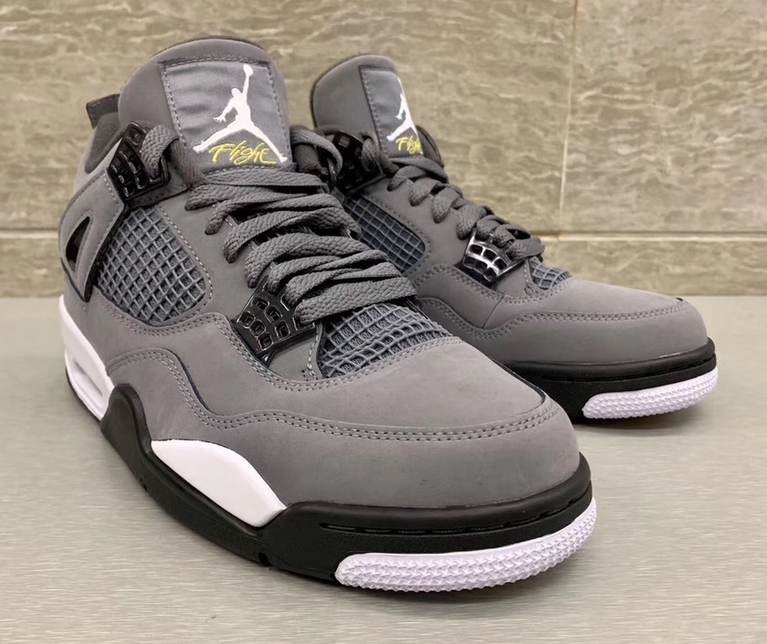 Air Jordan 4 Cool Grey 308497-007 2019åå¸æ¥æ