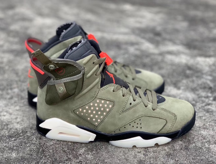 Travis Scott Air Jordan 6 3Må¨é»æä¸åå
CN1084-200å叿¥æ