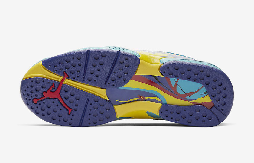 Air Jordan 8 White Aqua CI1236-100 2019åå¸æ¥æä»·æ ¼