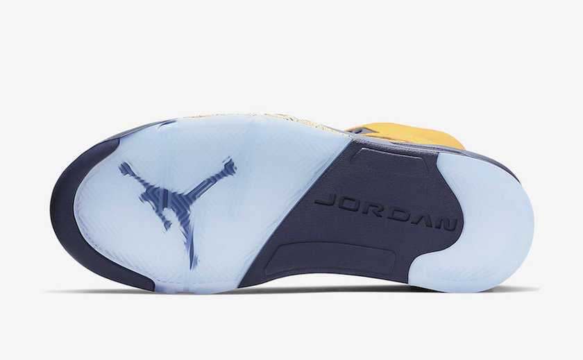 Air Jordan 5 Michigan Amarillo College Navy CQ9541-704 2019å叿¥æ