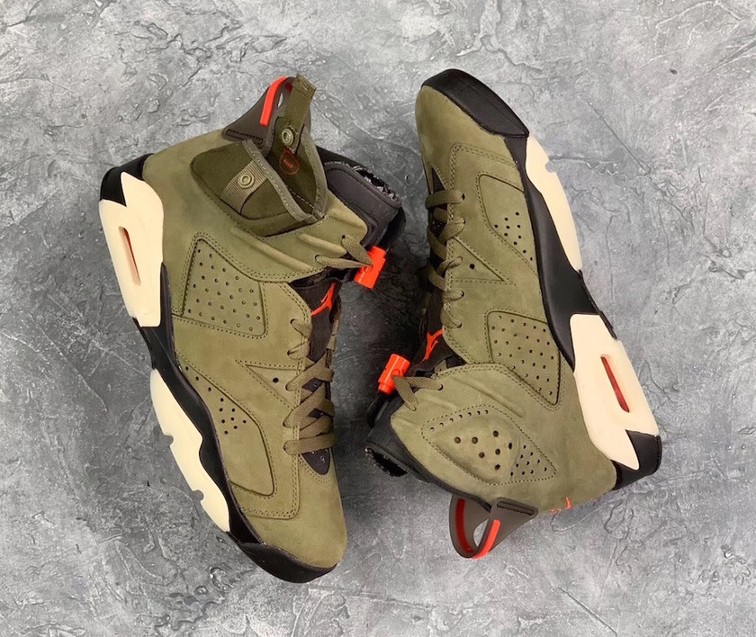 Travis Scott Air Jordan 6 2019å叿¥æCN1084-200