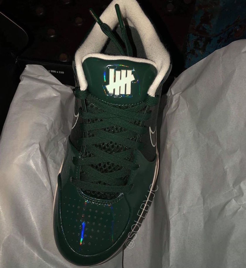 Undefeated Nike Kobe 4 Protro Fir Green Release Date