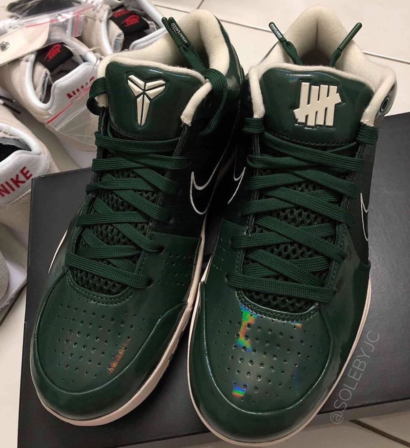 Undefeated Nike Kobe 4 Protro Fir Green Release Date