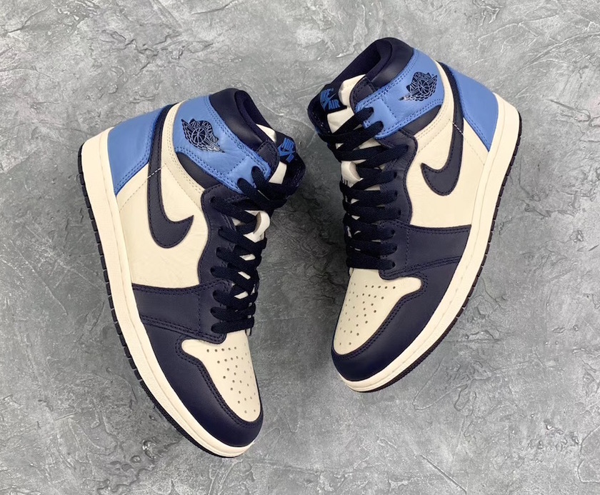 Air Jordan 1 Obsidian 555088-140 2019å叿¥æ