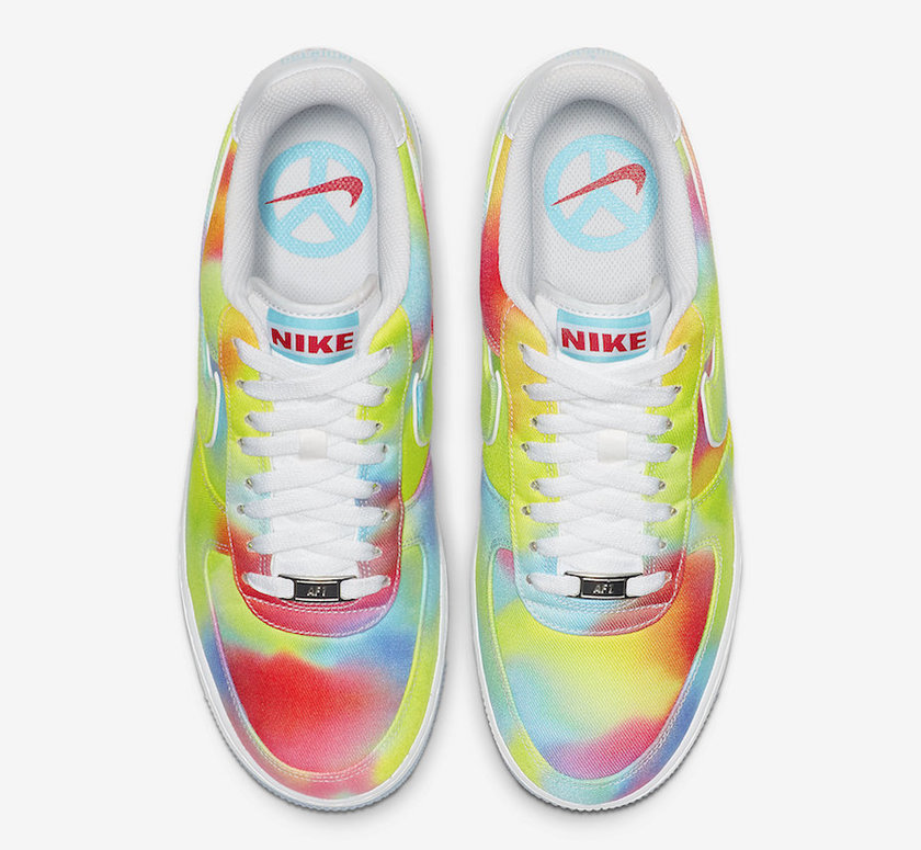 Nike Air Force 1 Low Tie-Dye Chicago CK0838-100å叿¥æ