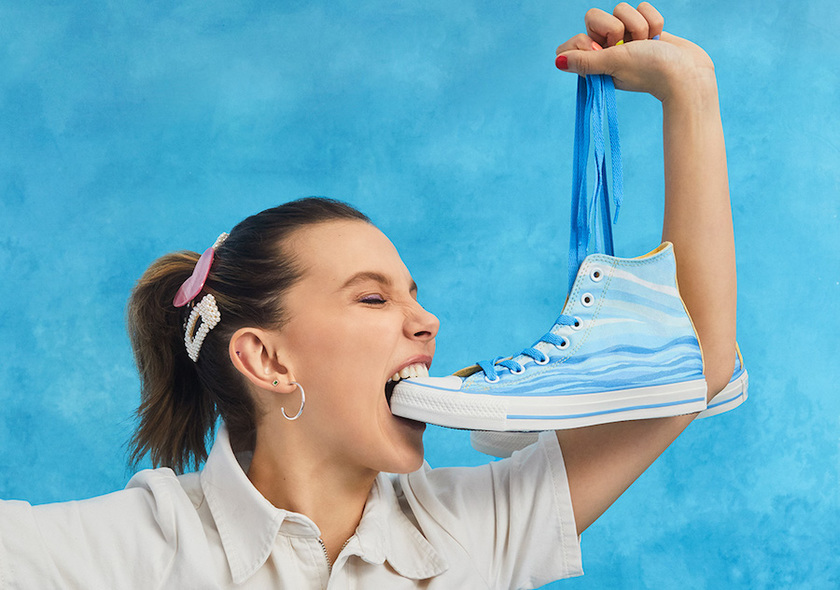 Millie Bobby Brown Converseæ¥å
æ³°åç±³èç±ä½ å叿¥æ