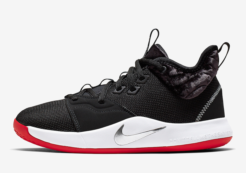 Nike PG 3 GS Velor AQ2462-016å叿¥æ