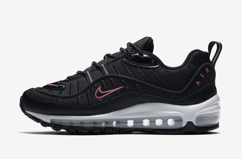 Nike Air Max 98é»è²ç²çº¢è²CN0140-001å叿¥æ