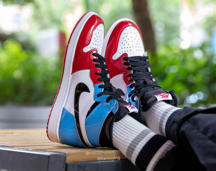 Air Jordan 1 UNC To Chicago Fearless CK5666-100 On-Footåå:registered:æ¥æ