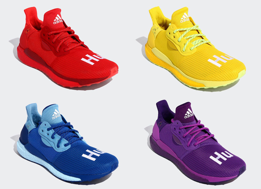 adidas Solar Hu Glide红è²EF2381é»è²EF2379èè²EF2377ç´«è²EG7770å叿¥æ