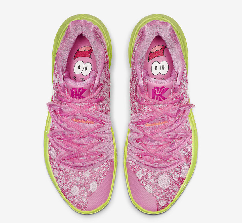SpongeBob SquarePants Nike Kyrie 5 Patrick Star CJ6951-600åå¸æ¥æ