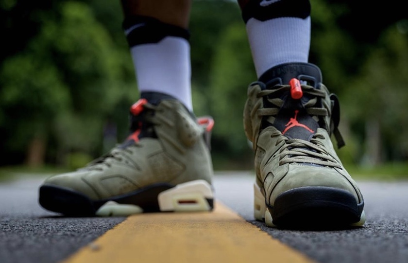 Travis Scott Air Jordan 6 2019 On-Feetåå¸æ¥æCN1084-200