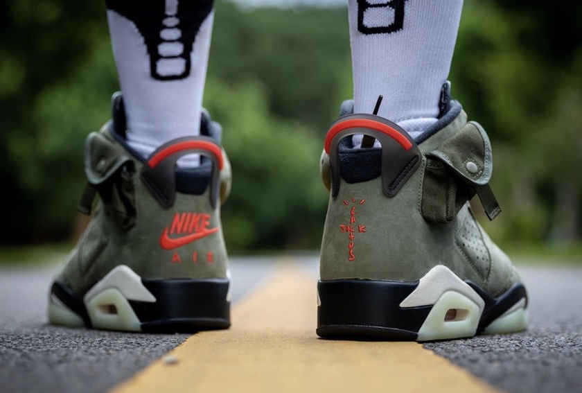 Travis Scott Air Jordan 6 2019 On-Feetåå¸æ¥æCN1084-200