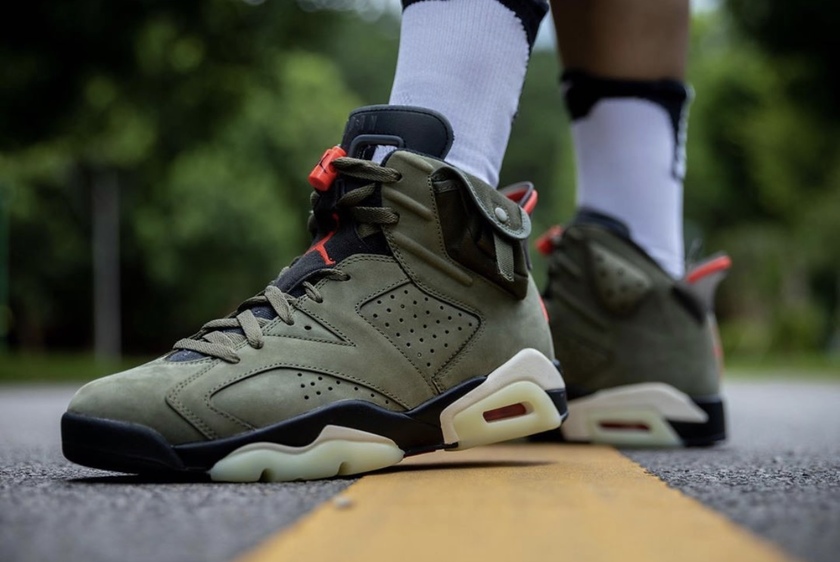 Travis Scott Air Jordan 6 2019 On-Feetåå¸æ¥æCN1084-200