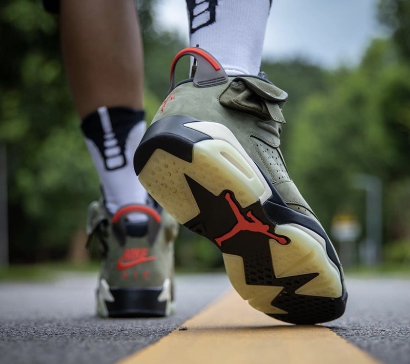 Travis Scott Air Jordan 6 2019 On-Feetåå¸æ¥æCN1084-200