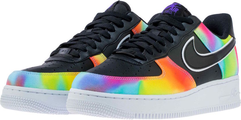 Nike Air Force 1 Low Black Tie-Dye CK0840-001 Release Date