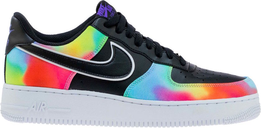 Nike Air Force 1 Low Black Tie-Dye CK0840-001 Release Date