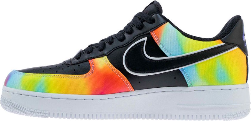 Nike Air Force 1 Low Black Tie-Dye CK0840-001 Release Date