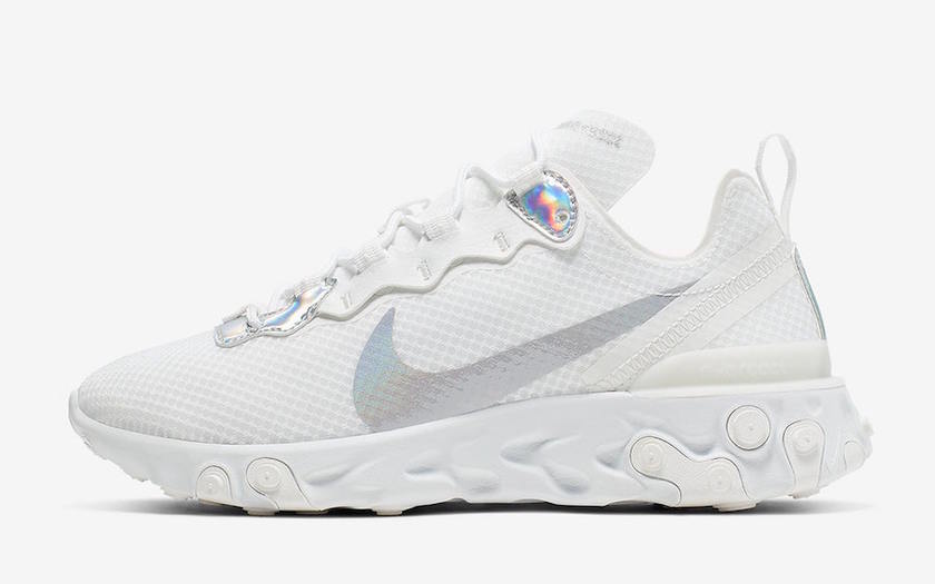 Nike React Element 55 White Iridescent-Pack CN0147-100å叿¥æ
