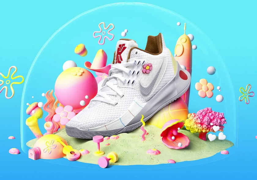 Nike Kyrie Low 2 Sandy Cheeks CJ6953-100åå:registered:æ¥æ