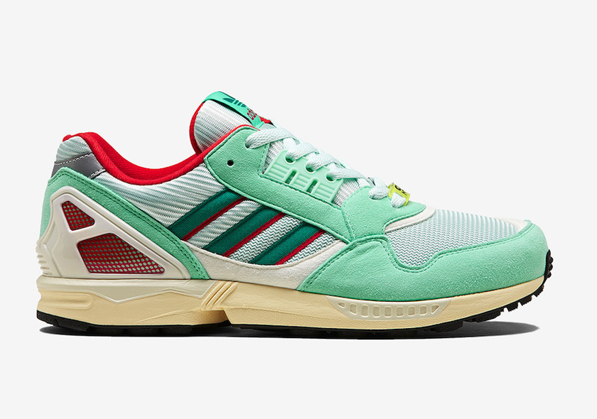 adidas ZX 9000 Mint Scarlet Yellow FU8403å叿¥æ