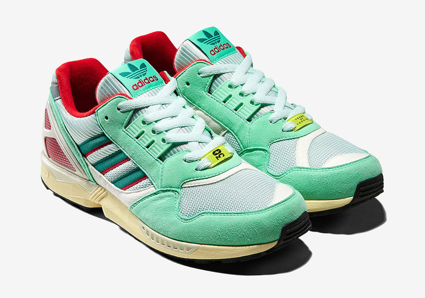 adidas ZX 9000 Mint Scarlet Yellow FU8403å叿¥æ
