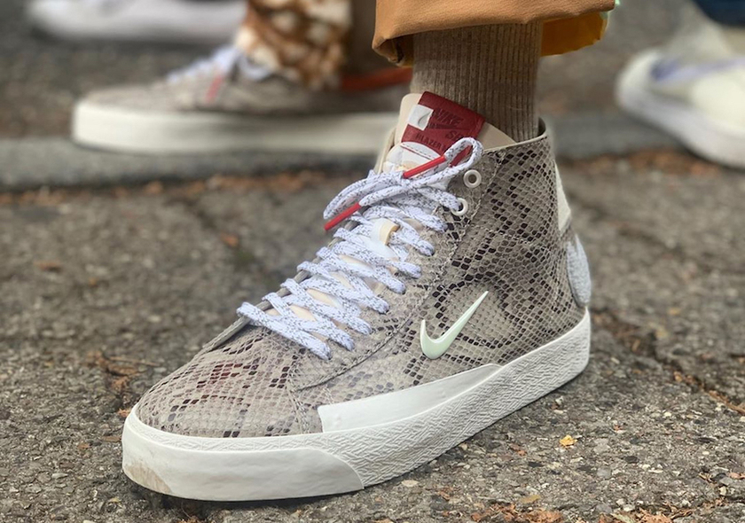 Soulland Nike SB Blazer Mid Snakeskinå叿¥æ