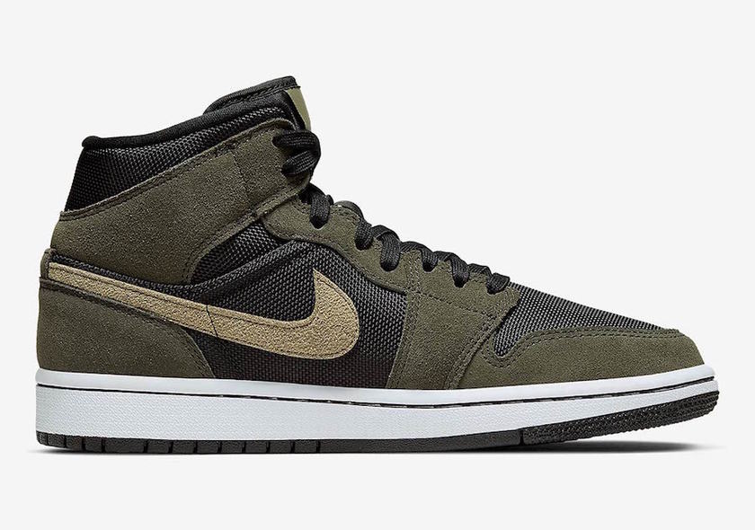 Air Jordan 1 Mid Olive Green BQ6472-030åå:registered:æ¥æ
