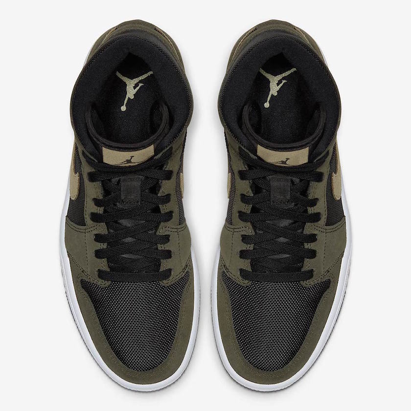 Air Jordan 1 Mid Olive Green BQ6472-030åå:registered:æ¥æ