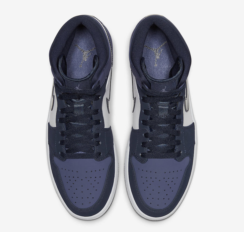 Air Jordan 1 Mid Sandded Purple 554724-445 2019å叿¥æ