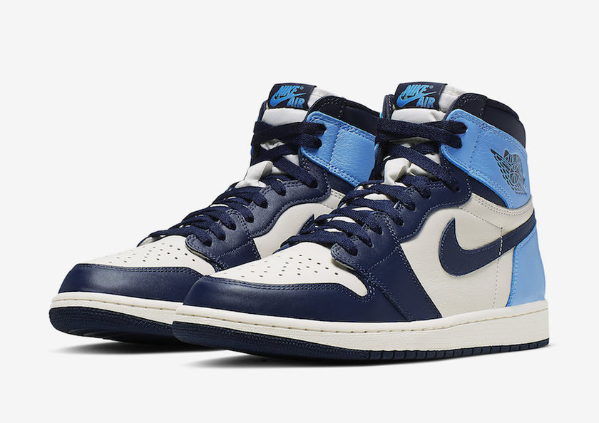 Air Jordan 1 Obsidian University Blue 555088-140 2019å叿¥æä»·æ ¼