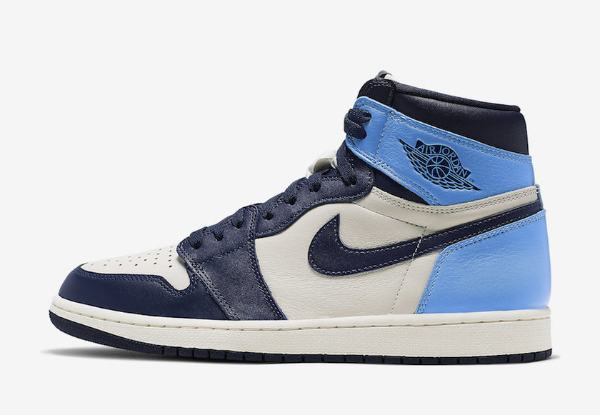 Air Jordan 1 Obsidian University Blue 555088-140 2019å叿¥æä»·æ ¼