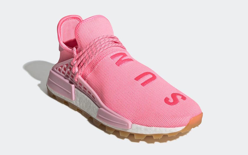 Pharrell adidas NMD Hu Pink Gum EG7740å叿¥æ