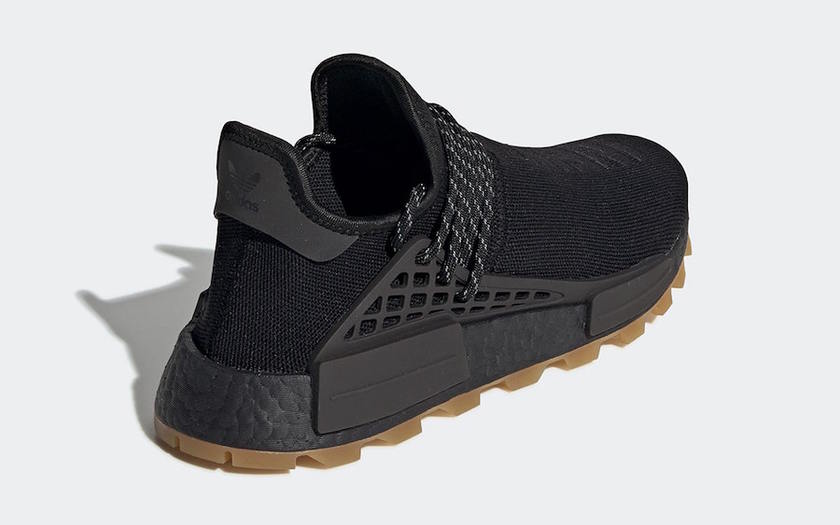 Pharrell adidas NMD Hu Black Gum EG7836å叿¥æ